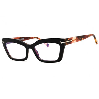 Tom Ford FT5766-B Eyeglasses Black/other/Clear/Blue-light block lens