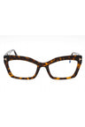 052 - Dark Havana / Clear/Blue-light block lens
