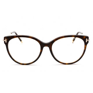 Tom Ford FT5770-B Eyeglasses dark havana / clear/blue-light block lens