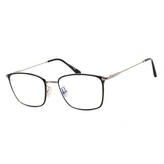 Tom Ford FT5774-D-B Eyeglasses shiny gunmetal/Clear/Blue-light block lens
