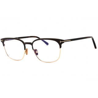 Tom Ford FT5799-B Eyeglasses matte dark brown/Clear/Blue-light block lens