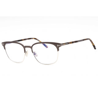 Tom Ford FT5799-B Eyeglasses matte gunmetal/Clear/Blue-light block lens