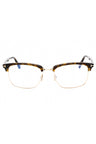 052 - Classic Dark Havana / clear/blue-light block lens
