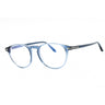090 - shiny blue/clear/blue-light block lens