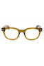 096 - shiny dark green/Clear/Blue-light block lens