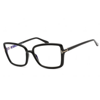 Tom Ford FT5813-B Eyeglasses Shiny Black / Clear Lens