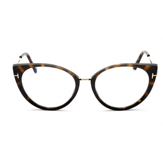 Tom Ford FT5815-B Eyeglasses Dark Havana / Clear Lens