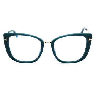 Tom Ford FT5816-B Eyeglasses turquoise/other/clear/blue-light block lens