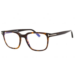 Tom Ford FT5818-B Eyeglasses Dark Havana / Clear/Blue-light block lens