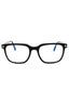 001 - Shiny black/Clear/Blue-light block lens