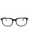 001 - Shiny black/Clear/Blue-light block lens