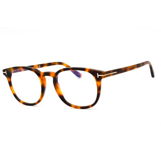 Tom Ford FT5819-B Eyeglasses blonde havana/Clear/Blue-light block lens