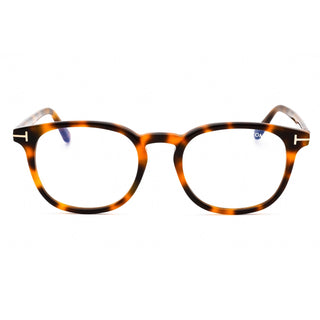 Tom Ford FT5819-B Eyeglasses blonde havana/Clear/Blue-light block lens