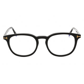 Tom Ford FT5819-B Eyeglasses shiny black / Clear/Blue-light block lens