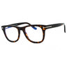 052 - dark havana/clear/blue-light block lens