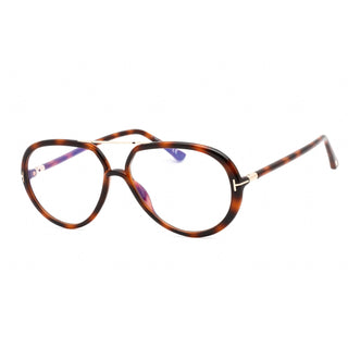 Tom Ford FT5838-B Eyeglasses Blonde Havana / Clear Lens