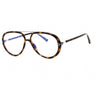 052 - dark havana/clear/blue-light block lens