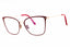 075 - shiny fuxia/clear/blue-light block lens