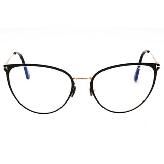 Tom Ford FT5840-B Eyeglasses shiny black/clear/Blue-light block lens