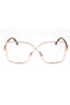 028 - Shiny Rose Gold / Clear