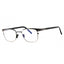 001 - shiny black/clear/blue-light block lens