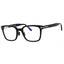 001 - shiny black/clear/blue-light block lens