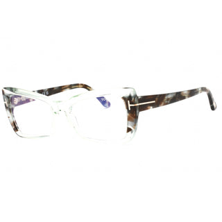 Tom Ford FT5879-B Eyeglasses shiny light green / Clear/Blue-light block