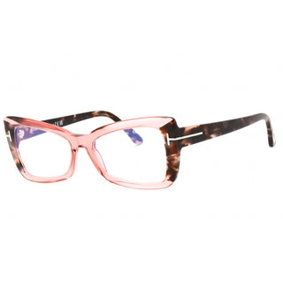 Tom Ford FT5879-B Eyeglasses shiny pink / Clear/Blue-light block