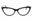 001 - shiny black/clear/blue-light block lens