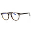 052 - dark havana/clear/blue-light block lens