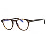 052 - dark havana/clear/blue-light block lens
