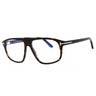 052 - dark havana/clear/blue-light block lens
