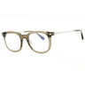 096 - shiny dark green/clear/blue-light block lens