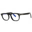 001 - shiny black/Clear/Blue-light block lens