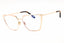 028 - shiny rose gold/Clear/Blue-light block lens
