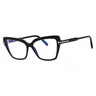 001 - shiny black/clear/blue-light block lens