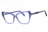 081 - shiny violet/clear/blue-light block lens