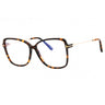 052 - dark havana/clear/blue-light block lens