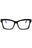 001 - shiny black/clear/blue-light block lens