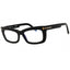001 - shiny black/clear/blue-light block lens