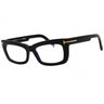 001 - shiny black/clear/blue-light block lens