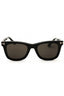 001 - shiny black/clear/blue-light block lens