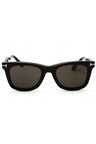 001 - shiny black/clear/blue-light block lens
