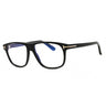 001 - shiny black/clear/blue-light block lens
