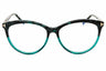 055 - coloured havana/clear/blue-light block lens