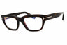 052 - dark havana/clear/blue-light block lens