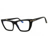 001 - Shiny black/clear/blue-light block lens