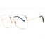 028 - shiny rose gold/clear/blue-light block lens