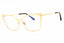 030 - shiny deep gold/clear/blue-light block lens