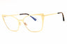030 - shiny deep gold/clear/blue-light block lens
